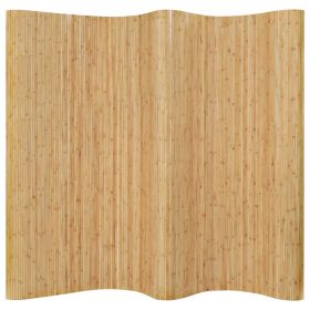 Room Divider Bamboo 98.4"x65" Natural