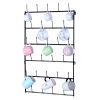 Wall Mounted Home Storage Mug Hooks with 6-Tier Display Organizer Holds 27 Mugs