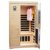 Two person far infrared sauna room