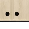 3 Door Cabinet,Sideboard Accent Cabinet, Storage Cabinet for Living Room, Hallway Entryway Kitchen