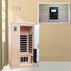 Two person far infrared sauna room