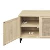 3 Door Cabinet,Sideboard Accent Cabinet, Storage Cabinet for Living Room, Hallway Entryway Kitchen