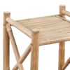 5-Tier Bamboo Shelf Square