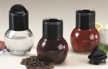 Tea/Coffee Glass Hottle w/ Spill Proof Stopper Cap, 10 Fluid Ounces by Pride Of India 10 oz