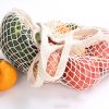 Cotton net pocket fruit net bag cotton net bag supermarket shopping cotton thread net bag