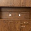 70.87 Tall Wardrobe& Kitchen Cabinet, with 6-Doors, 1-Open Shelves and 1-Drawer