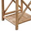 5-Tier Bamboo Shelf Square