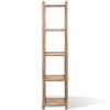 5-Tier Bamboo Shelf Square