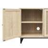 3 Door Cabinet,Sideboard Accent Cabinet, Storage Cabinet for Living Room, Hallway Entryway Kitchen