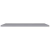Floating Wall Shelves 4 pcs Gray 47.2"x9.3"x1.5" MDF