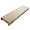 6 Panel Bamboo Room Divider;  Private Folding Portable Partition Screen for Home Office - Natural