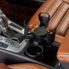 2 In 1 Car Cup Holder Extender Adapter 360Ã‚Â° Rotating Dual Cup Mount Organizer Holder For Most 20 oz Up To 5.9in Coffee Bottle