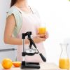 Citrus Juicer Manual Fruit Juicer and Orange Squeezer Metal Hand Press Juice, Heavy Duty Orange Juicer Lemon Lime Squeezer Pomegranate