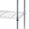 5-Tier Wire Shelving with Wheels for Garage Kitchen