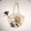 Cotton net pocket fruit net bag cotton net bag supermarket shopping cotton thread net bag