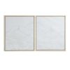 Desert Serenity Hand Embellished Abstract 2-piece Framed Canvas Wall Art Set