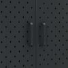 Highboard Black 31.5"x13.8"x53.1" Steel