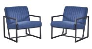 Modern design high quality fabric(BLUE) + steel armchair; for Kitchen; Dining; Bedroom; Living Room