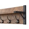 Entryway 4-tier Shoe Rack with Hall Tree;  One Set Entryway Show Rack with Storage and Hooks
