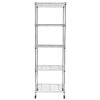 5-Tier Wire Shelving with Wheels for Garage Kitchen