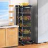 JoybosÃ‚Â® Rotating Multi-Layer Kitchen Metal Shelf with Wheels