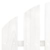 Patio Adirondack Chairs with Tea Table Solid Fir Wood White