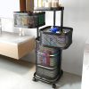 JoybosÃ‚Â® Rotating Multi-Layer Kitchen Metal Shelf with Wheels
