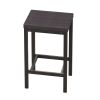 Modern Design Kitchen Dining Table,Pub Table,Long Dining Table Set with 3 Stools,Easy Assembly